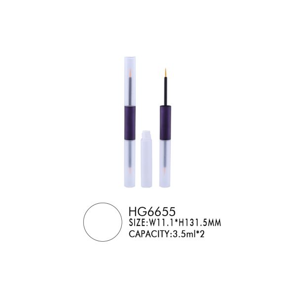 Two In One Empty Eyeliner Bottle 7ml Dual Function Eyelash Grow Liquid