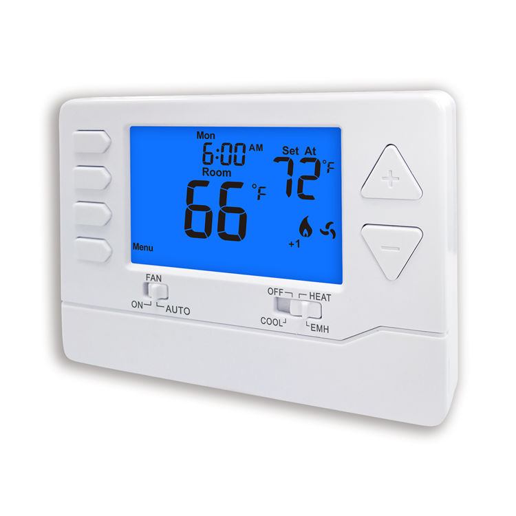 Buy cheap Riseem Mounts On Wall Or Junction Box Heat Pump Thermostat W/E Terminal Designations Temperature Ranges 32°F 99°F 0°C 40°C from wholesalers