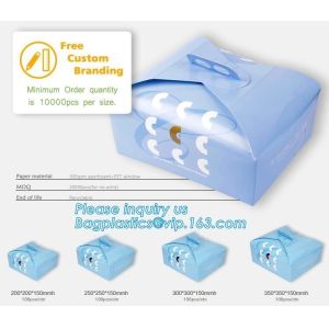 Buy cheap High Quality Transparent Black PET Plastic Round Tall Decorative Cake Box,decorative individual wedding cake boxes with from wholesalers