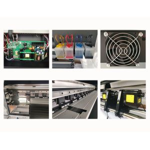 Buy cheap 2 Heads 1.8m Banner Digital Inkjet Printing Machine from wholesalers