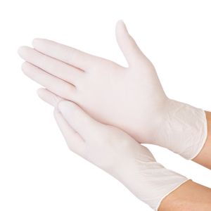 Buy cheap Personal Protective Medical Disposable Latex Gloves for examination from wholesalers