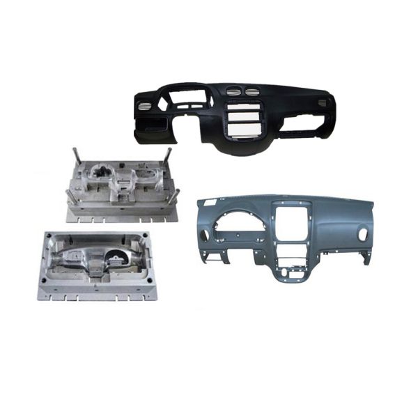 Professional Cold Runner Automotive Injection Mould for Plastic Car Parts Etched Texture