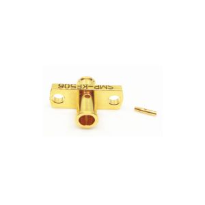40GHz Gold Plated Female SMP RF Connector ≥2000MΩ Insulation Resistance