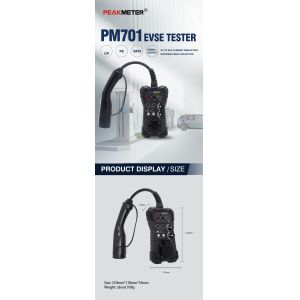 Buy cheap PM701 EVSE Tester High-Performance Diagnosis Machine For Cars EVSE Adaptor For All Standard AC Charging Stations with  PE Pre-Testing from wholesalers