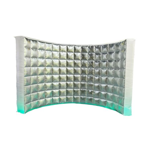 Spiral Photo Booth Enclosure Inflatable Photo Booth Backdrop Remote Controller