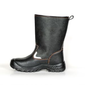 China Shengjie OEM Professional Leather Steel Toecap High Heel Shock Absorption Embossed Unisex Factory Standard Safety Shoes on sale