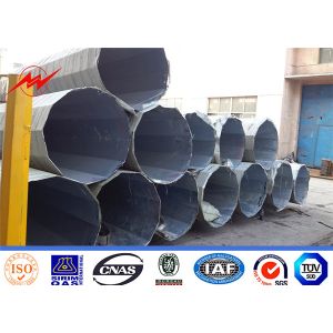 Buy cheap Galvanized Q345 Steel Power Pole For Electrical Line Project from wholesalers