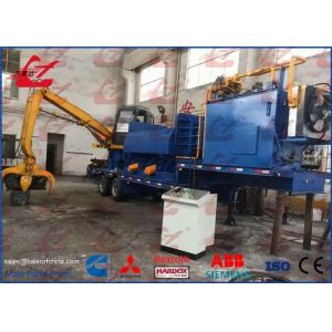 Buy cheap Light Scrap Metal Logger Baler Mobile Bailing Press Machine With Grab and Diesel Engine from wholesalers