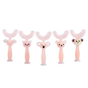 Buy cheap 360 Manual Baby Silicone Teether Toothbrush Eco Friendly Bear Shaped from wholesalers