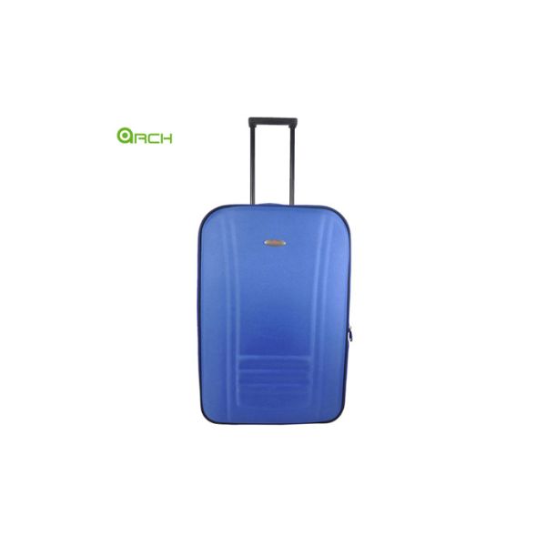 Quality 600D Polyester Lightweight Luggage Bag with Skate Wheels and Padlock for sale