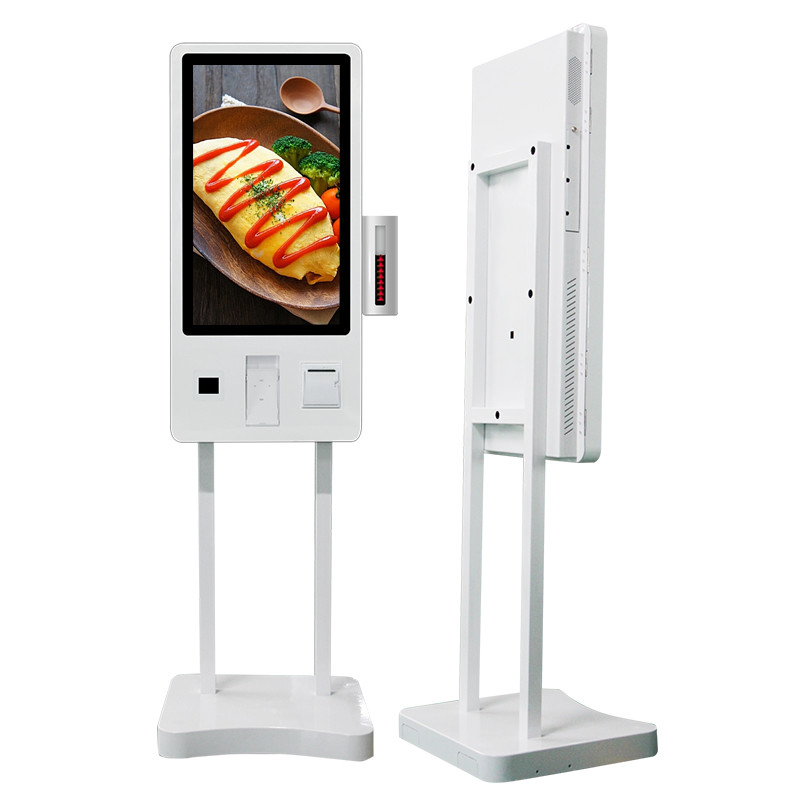Buy cheap 400cd/m2 Touch Screen Self Service Ordering Kiosk With Wireless Pager from wholesalers