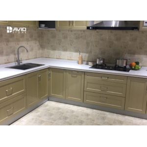 Man Made White Color Quartz Stone Countertops With Sparkle SGS ISO9001 Approved