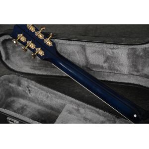 Buy cheap Custom Gibson Style Solid Adirondack Spruce Top Solid Tiger Maple Back Side J-45 Acoustic Guitar in Blue from wholesalers