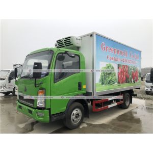 Buy cheap Sinotruk HOWO 5 Tons Refrigerated Truck Vegetable Ice Cream Transport Freezer Truck product