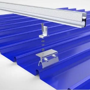 Buy cheap Aluminum Solar Metal Tin Roof Mounting System For Rail L Feet Clamp Grounding Clip Grounding Lug from wholesalers