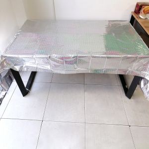Buy cheap Laser Holographic Metallic Square Plastic Tablecloths from wholesalers