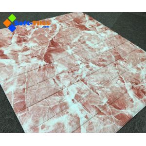 Buy cheap 770*700mm 3d Embossed Brick Stone Wall Sticker from wholesalers