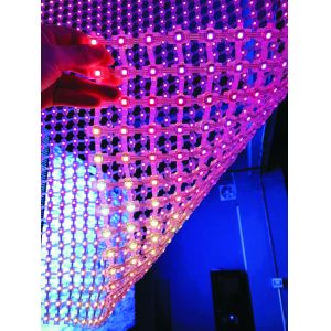 DC5V Foldable 50mm Led Grid Screen Indoor SMD3535RGB