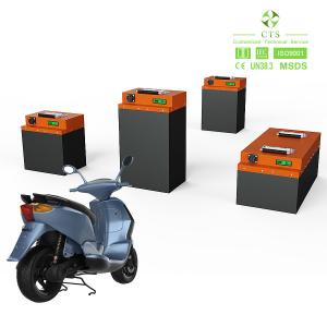 China Customized 48v 72v 20ah 30ah 40ah lifepo4 lithium battery pack for electric scooter bike motorcycle on sale