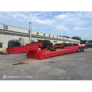 Buy cheap 13t Grade Heavy Duty Gooseneck Low Bed Excavator Semi Trailer with Customization from wholesalers