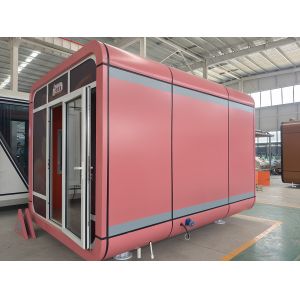 Buy cheap Customized Prefab Capsule Apple Cabin House Minimalist from wholesalers