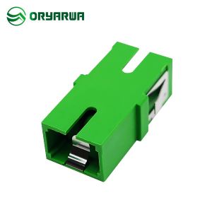 China FTTH FTTB Flangeless SC APC Simplex Adapter Fiber Optic Multimode One Piece Type on sale China FTTH FTTB Flangeless SC APC Simplex Adapter Fiber Optic Multimode One Piece Type on sale