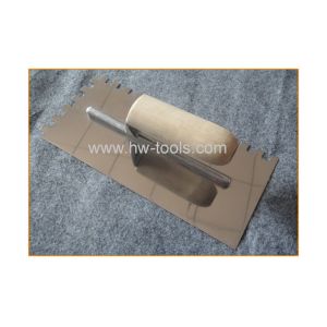 Buy cheap Stainless steel Plastering trowel with teeth HW02202 from wholesalers