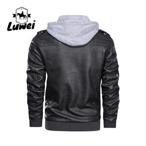 Buy cheap Leather Plus Size Motorcycle Trench Jaqueta Windcheater Utility Outdoor Sports Jacket Trench Faux Fur Coat from wholesalers