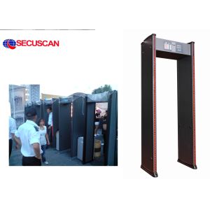 High sensitivity walk through metal detector with 2 LED for security purpose