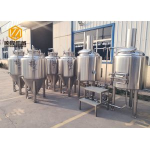 Buy cheap Electric Heating Small Brewery Equipment 200L With 8 Fermentation Tanks from wholesalers