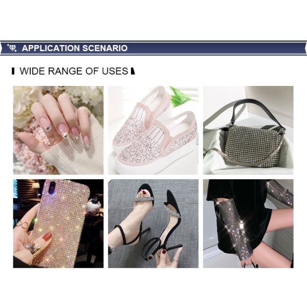 Custom Design rhinestone headband rhinestone nail rhinestone