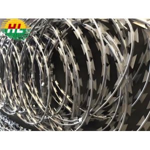 Buy cheap 2.8mm Diameter 600mm Rustproof Razor Barbed Wire Strong Durable High Tensile from wholesalers