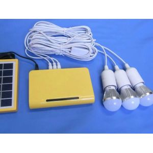 Buy cheap solar power system 3W solar system with  lithium battery for solar home LED light from wholesalers