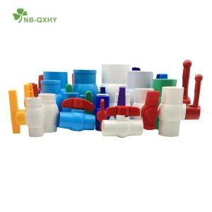 1/2"-4" Connection Form Plastic Fixed Manual PVC Octagonal Ball Valve with