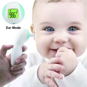 FDA Approved 3VDC IR Baby Forehead Thermometer With Three Color Backlight LCD