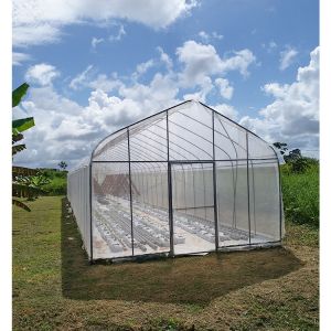 Buy cheap Single Span Greenhouse 8-12m Width with 90mph Wind Resistance from wholesalers