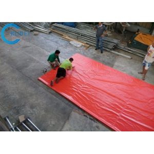 Buy cheap Floating Turbidity Barrier Sediment Curtain Litter Floating Spill Containment product