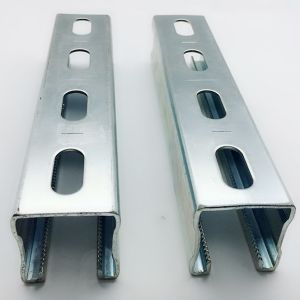 Buy cheap Silver Pre Galvanized Galvanized U Channel With Hot Dip Galvanized Surface Treatment from wholesalers