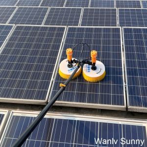 Buy cheap CIF Solar Panel Cleaning Brush System with Mobile Style and 7.5 M Adjustable Handle from wholesalers