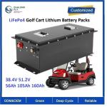Buy cheap CLF Rechargeable LiFePo4 Golf Cart Lithium Battery Packs 38.4V 56Ah 105Ah 160Ah Trucklif 6000cycles from wholesalers