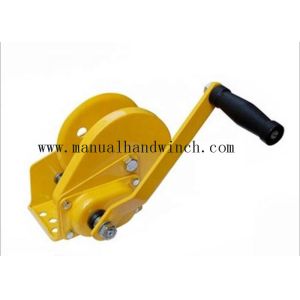 Buy cheap Customized Manual Marine Pulling Hand Winch / Automatic Brake Winch 1200lbs from wholesalers