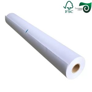 Buy cheap 24" 500ft CAD Plotter Inkjet Bond Paper Roll Tailored For Garment Industry from wholesalers