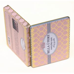 Lovely Rectangular Tin Box containers Makeup Eye Shadow Palette