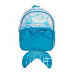 Buy cheap Customized Logo Waterproof Mermaid Blue Duffel Bags Kids School Bags Backpack from wholesalers
