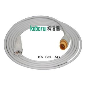 Buy cheap Schiller 4pin IBP adapter cable to Smiths transducer from wholesalers