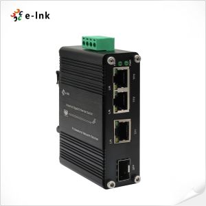 Buy cheap Mini Industrial 3-Port Gigabit + 1 SFP Fiber Ethernet Switch -40~75°C from wholesalers