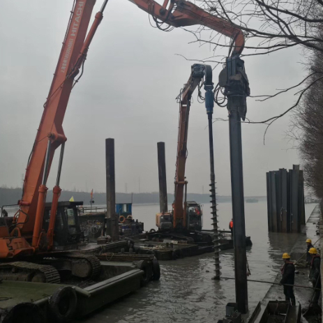 Quality 3200rpm Offshore Hydraulic Pile Driver Vibro Hammer Machine for sale