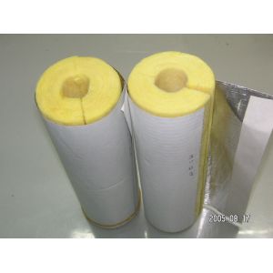 Buy cheap Aluminum Cladding Glass Wool Pipe Insulation Materials 1000mm Length from wholesalers