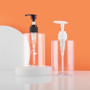 Buy cheap 350ml Cylinder PET Pump Shampoo Bottle For Cosmetic Packaging from wholesalers