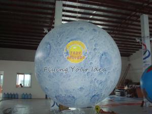 Buy cheap Big Reusable Inflatable Advertising Earth Globe Balloons for science demonstration from wholesalers